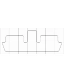 CITROEN С4 PICASSO 2006-- Лекала автоковриков, вектор