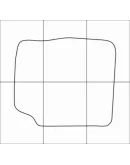 DAEWOO ESPERO 1990-1997 Лекала автоковриков, вектор