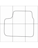 DAEWOO MATIZ II 2005-- Лекала автоковриков, вектор