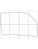 DAEWOO NEXIA 1995-- Лекала автоковриков, вектор