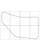 DAEWOO SENS 2005-2009 Лекала автоковриков, вектор