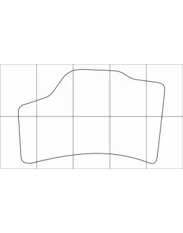 FIAT ALBEA 2002-- Лекала автоковриков, вектор
