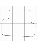 FIAT ALBEA 2002-- Лекала автоковриков, вектор