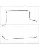 FIAT ALBEA 2002-- Лекала автоковриков, вектор