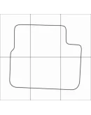 FIAT BRAVO 2007-- Лекала автоковриков, вектор