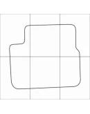 FIAT BRAVO 2007-- Лекала автоковриков, вектор