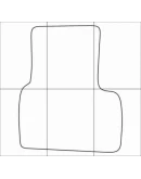 FIAT DOBLO 2000-- Лекала автоковриков, вектор