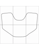 FIAT DOBLO 2000-- Лекала автоковриков, вектор