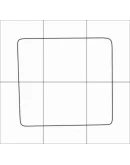 FIAT PANDA 2011-- Лекала автоковриков, вектор