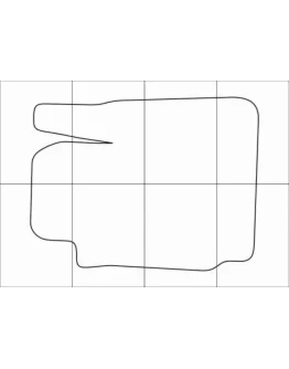 FORD FIESTA 2008-- Лекала автоковриков, вектор