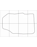 FORD FIESTA 2008-- Лекала автоковриков, вектор FORD FIESTA 2008-- Лекала автоковриков, вектор