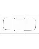 FORD FIESTA 2008-- Лекала автоковриков, вектор FORD FIESTA 2008-- Лекала автоковриков, вектор