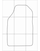 FORD FIESTA 2015-- Лекала автоковриков, вектор