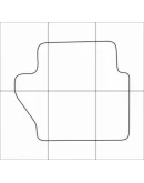 FORD FIESTA 2015-- Лекала автоковриков, вектор