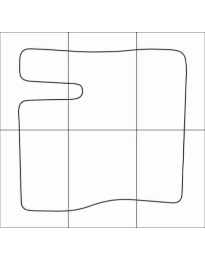 FORD FOCUS C-MAX 2003-- Лекала автоковриков, вектор