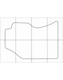 FORD FOCUS I 2001-2004 Лекала автоковриков, вектор FORD FOCUS I 2001-2004 Лекала автоковриков, вектор