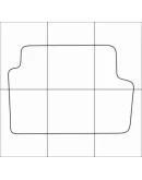 FORD FOCUS I 2001-2004 Лекала автоковриков, вектор FORD FOCUS I 2001-2004 Лекала автоковриков, вектор