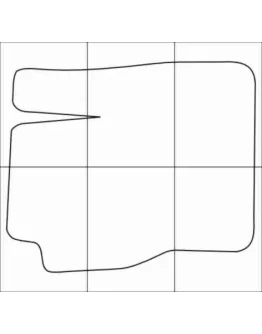 FORD FOCUS II 2004-2011 Лекала автоковриков, вектор