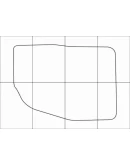 FORD FOCUS II 2004-2011 Лекала автоковриков, вектор