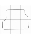 FORD FOCUS II 2004-2011 Лекала автоковриков, вектор