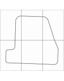 FORD FOCUS III 2011-- Лекала автоковриков, вектор