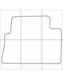 FORD FOCUS S-MAX 2005-- VIP Лекала автоковриков, вектор