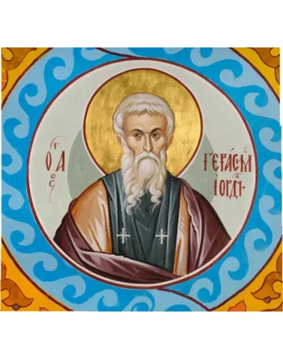 Герасим Иорданский,прп_001(84х79см)