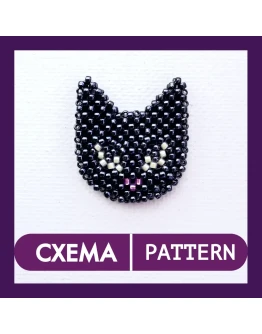 Схема для бисера: Кот RUEN + подарок схема 