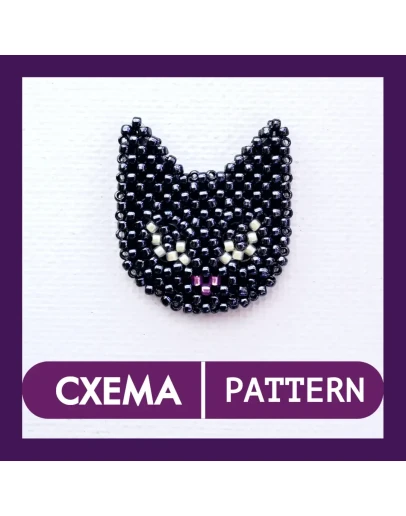 Схема для бисера: Кот RUEN + подарок схема 