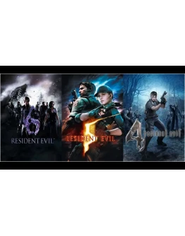 Resident Evil 4 + Resident Evil 5 + Resident Evil 6