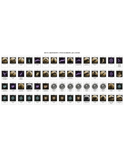 HUNT: SHOWDOWNТВИЧ ДРОПЫСКИНЫ 260+ ПРЕДМЕТОВ + GIFT