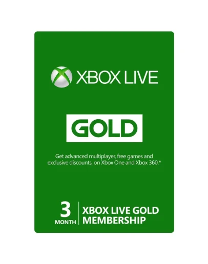 Xbox Live Gold / Core Xbox One SX Global 3+1 месяцев