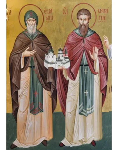 Евфимий и Макарий, прпп_001(126х179см)