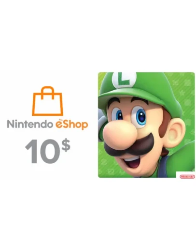 10 USD Nintendo Eshop Карта оплаты