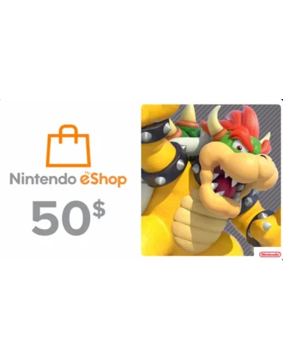 50 USD Nintendo Eshop Карта оплаты
