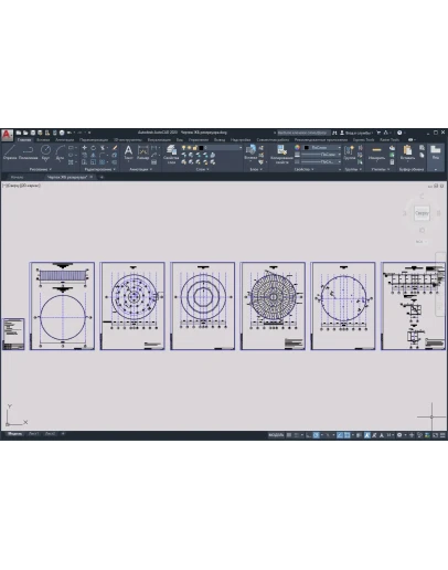 Чертеж ЖБ резервуара