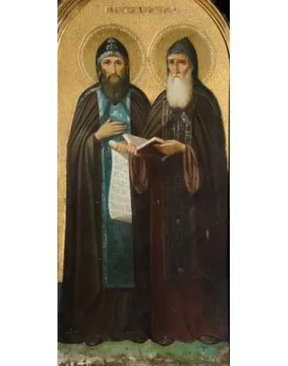 Нил Сорский, Савватий Соловецкий, прпп_001(150х318см)