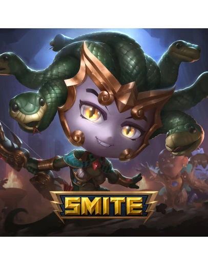 SMITE: Snakey Chibi Medusa скин код (global)