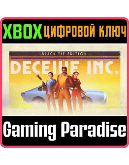 DECEIVE INC BLACK TIE EDITION XBOX X/SКЛЮЧ