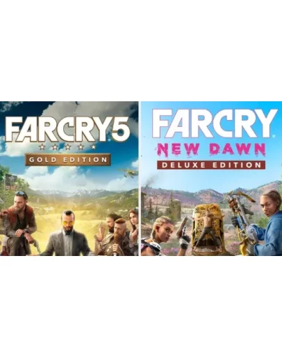 Far Cry New Dawn Deluxe+Far Cry 5 GoldSTEAMна 90 дней