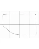 FORD FUSION 2005-2008 Лекала автоковриков, вектор