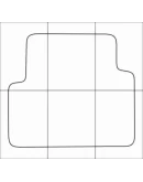 FORD Kuga 2012-- Лекала автоковриков, вектор