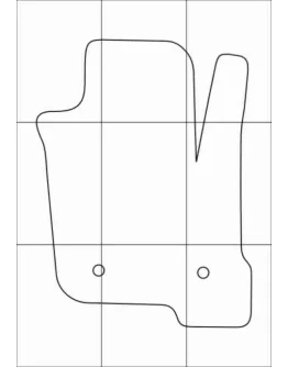 FORD MONDEO 2015-- Лекала автоковриков, вектор