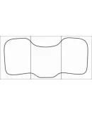 FORD MONDEO 2015-- Лекала автоковриков, вектор