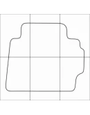 FORD MONDEO 2015-- Лекала автоковриков, вектор