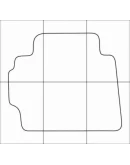 FORD MONDEO 2015-- Лекала автоковриков, вектор