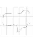FORD TRANZIT 1996-2008 (2 mats) Лекала автоковриков