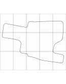 FORD TRANZIT 2008-- (3 mats) Лекала автоковриков