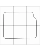 HONDA ACCORD 1993-1998 Лекала автоковриков