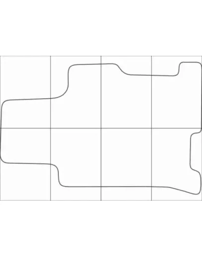 HONDA ACCORD 2013-- Лекала автоковриков